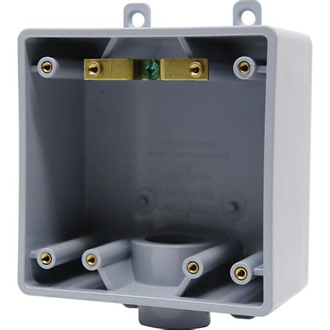 single outlet double gang junction box cover|2 gang electrical box.